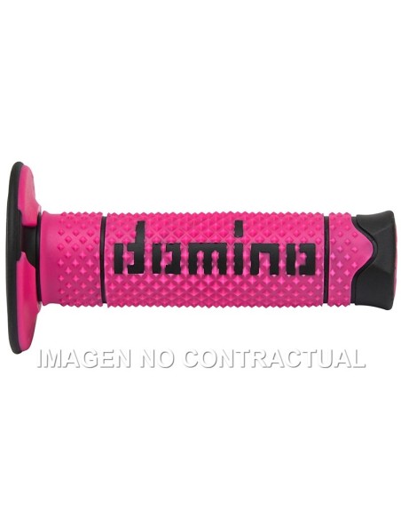 PUÑOS DOMINO DSH OFF ROAD FUCSIA - NEGRO CERRADOS