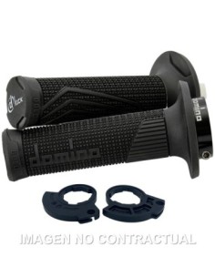 PUÑOS DOMINO D100 C/POLEA COLOR NEGRO MONOCABLE D-Lock con sistema de fijación «Lock On»