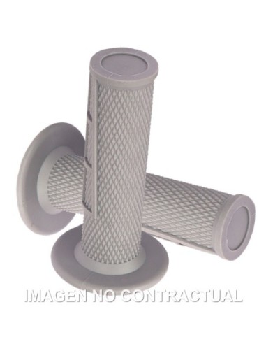 PUÑOS UP DESIGN HOLESHOT MX LOCK ON GRIS 22/24 120 MM