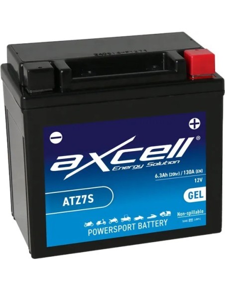 Batería moto Axcell GEL ATZ7S