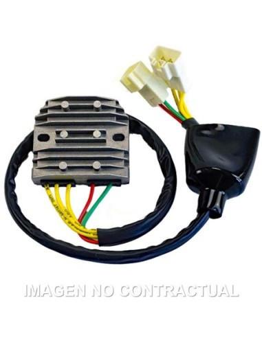 Regulador Honda VT Shadow 12V/50A - Tipo mosfe - Trifase - 5 cables - 2 conectores