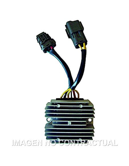Regulador 12V/35A - Trifase - CC - 6 Cables - 2 Conectores