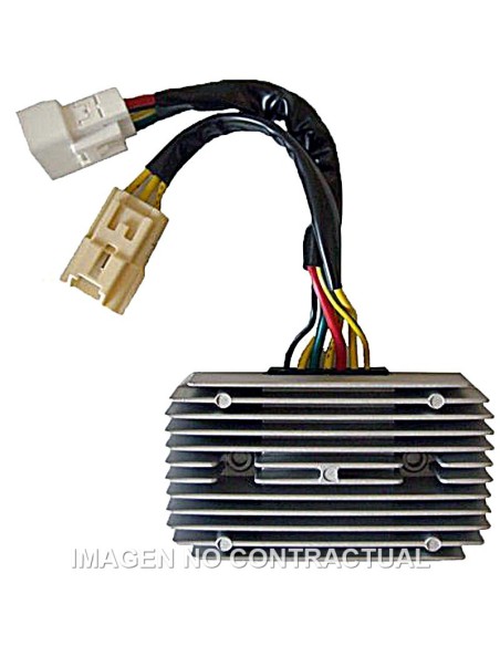 Regulador 12V - Trifase - CC - 7 Cables Con 2 Conectores