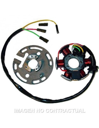 Stator Kokusan 6 Polos 12V 100W Motor Minarelli 50 AM6/AM345