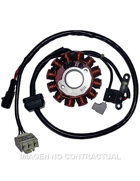 Stator Kokusan Trifase 12 Polos 12V 150W (Motor Piaggio Leader 125 4T I 2V)