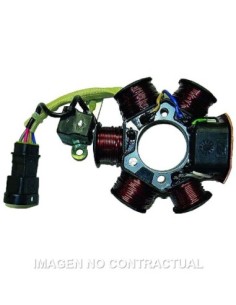 Stator Kokusan 6 Polos 12V 90W (Motor Piaggio Hi-per 2 catalizado)