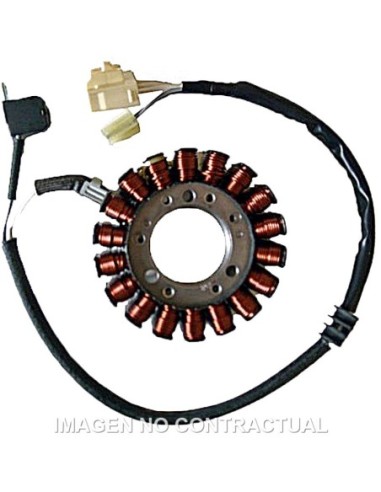 Stator Mitsubishi Trifase 18 Polos con pick-up 2 cables (Mot. Yamaha 500 4T I)
