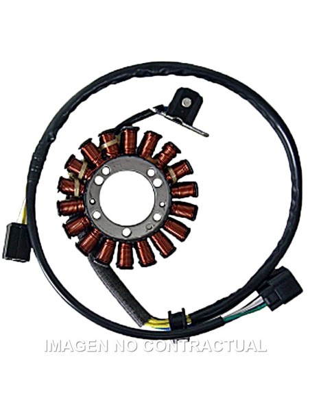 Stator Mitsubishi Trifase 18 polos con pick-up Suzuki DRZ400