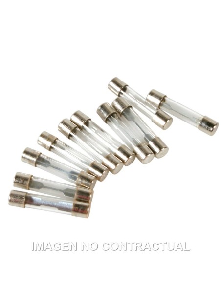 JUEGO DE 10 FUSIBLES DE CRISTAL LAMPA 12/32V