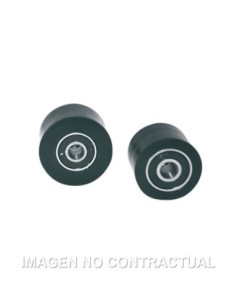 RODILLOS DE CADENA POLISPORT NEGRO 42MM