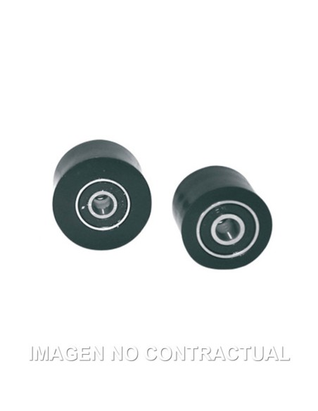 RODILLOS DE CADENA POLISPORT NEGRO 42MM