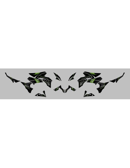 Kit Deco UP Maximize Negro-Verde Kawasaki Z800