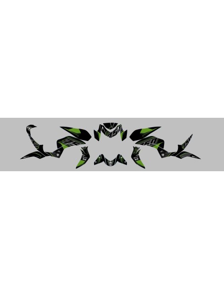 Kit Deco UP Maximize Negro-Verde Kawasaki Z750
