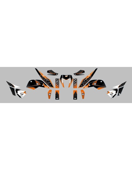 Kit Deco UP Maximize Negro-Naranja KTM Duke 690