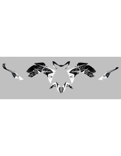 Kit Deco UP Maximize Negro-Blanco Suzuki GSR750