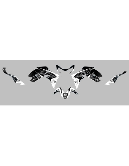 Kit Deco UP Maximize Negro-Blanco Suzuki GSR750