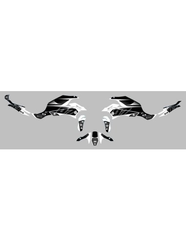 Kit Deco UP Maximize Negro-Blanco Yamaha MT07