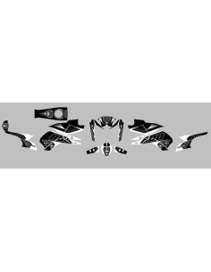 Kit Deco UP Maximize Negro-Blanco Yamaha FZ8