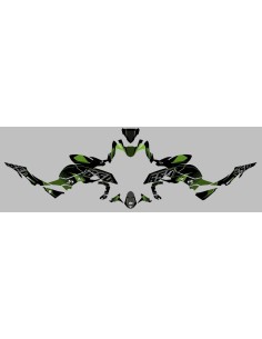 Kit Deco UP Maximize Negro-Verde Kawasaki Z650