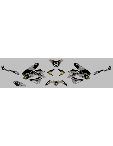 Kit Deco UP Maximize Gris-Amarillo Yamaha MT10