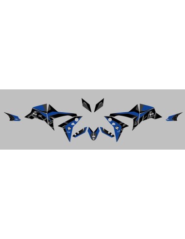 Kit Deco UP Maximize Negro-Azul Yamaha Tracer900