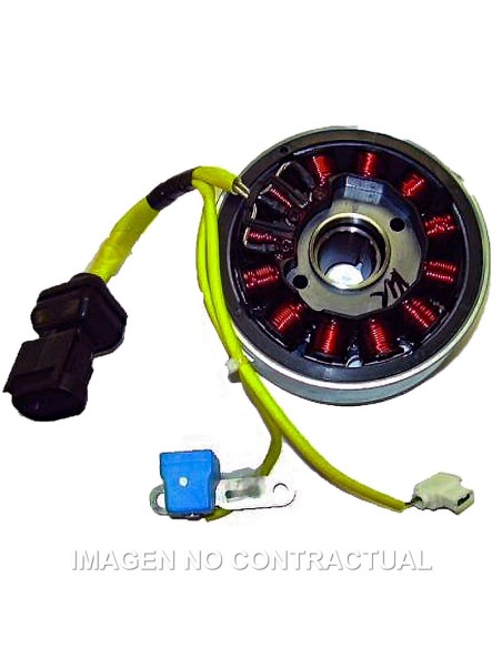 Volante Magnético Trifase 12 Polos 12V 150W Motor Piaggio
