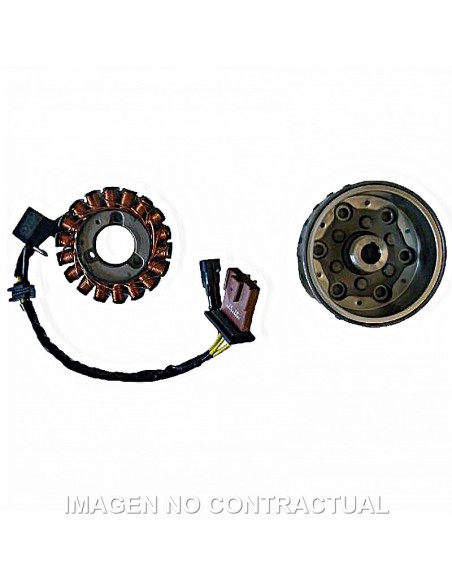 Volante Magnético 18 Polos Trifase (Motor Aprilia Inyección 4T)