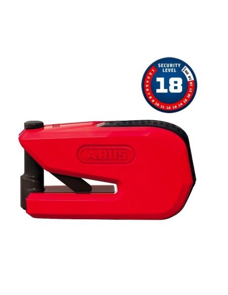 BLOQUEO DISCO FRENO ABUS CON ALARMA 8078 DETECTO B/SB SMARTX 2.0 ROJO