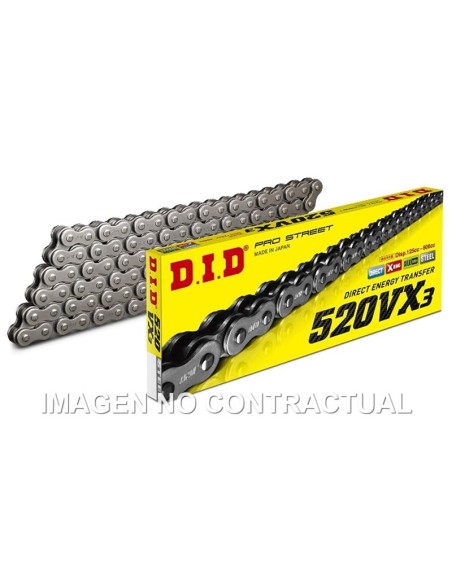 Cadena DID 520 VX3 x 120 R