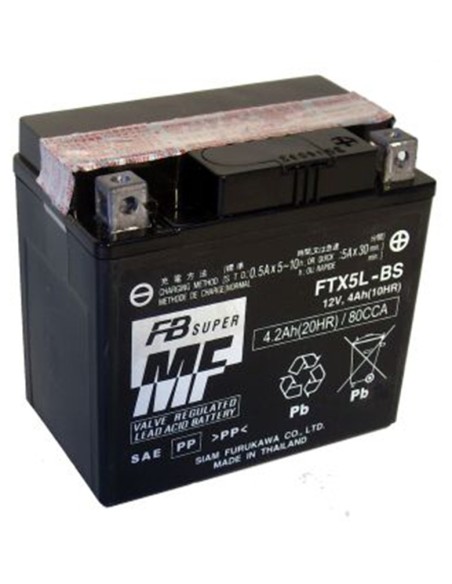 Batería Furukawa FTX5L-BS Sin Mantenimiento