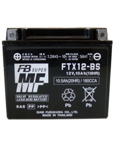 Batería Furukawa FTX12-BS Sin Mantenimiento