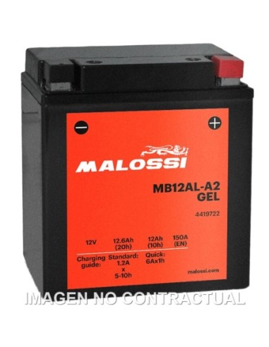 BATERIA MALOSSI MB12AL-A2 GEL