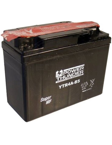 Batería Power Thunder CTR4A-BS Sin Mantenimiento