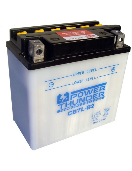 Batería Power Thunder CB7L-B2 Convencional