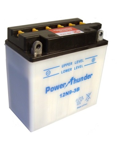 Batería Power Thunder 12N9-3B Convencional
