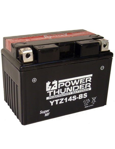 Batería Power Thunder CTZ14S-BS Sin Mantenimiento
