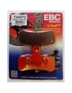 pastilla de freno ebc fa457v compuesto semi sinterizado v
