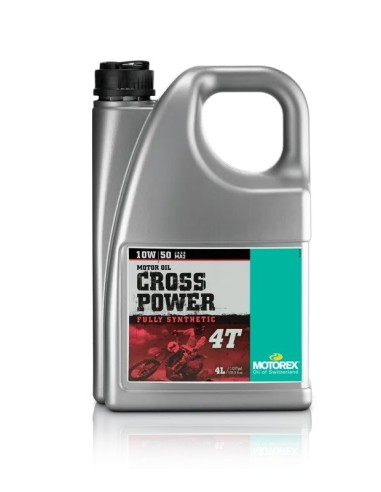 aceite moto motorex cross power 4t 10w50 4l mt064i004t