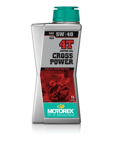 aceite moto motorex cross power 4t 10w50 1l mt064h004t
