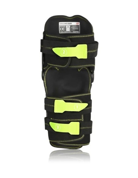 Rodillera Acerbis Gorilla negro/amarillo - Protección resistente
