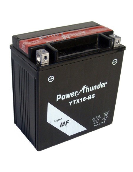 Batería Power Thunder CTX16-BS Sin Mantenimiento
