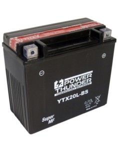 Batería Power Thunder CTX20L-BS Sin Mantenimiento