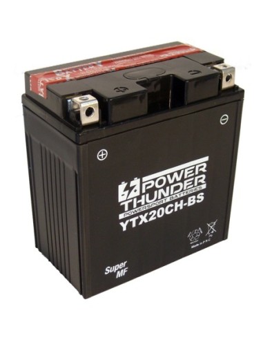 Batería Power Thunder CTX20CH-BS Alto Rendimiento