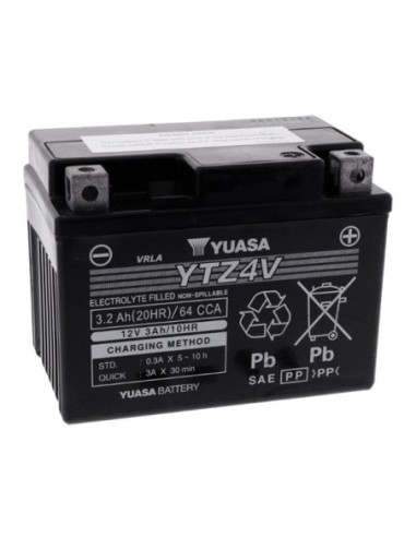 Batería Yuasa YTZ4V Combipack Convencional