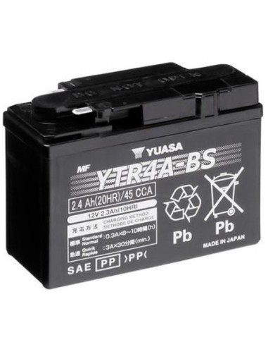 Batería Yuasa YTR4A-BS Sin Mantenimiento