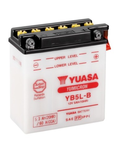 Batería Yuasa YB5L-B Combipack Convencional