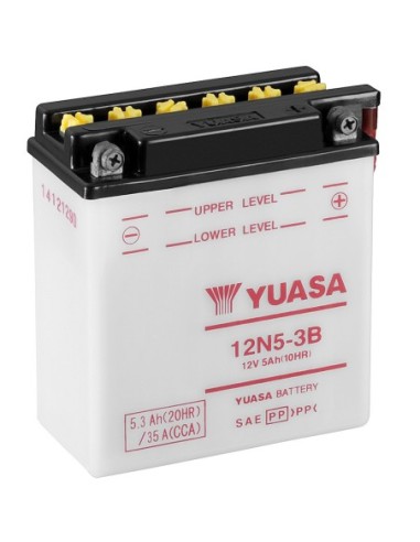 Batería Yuasa 12N5-3B Combipack Convencional