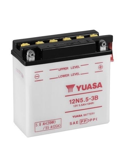 Batería Yuasa 12N5.5-3B Combipack Convencional
