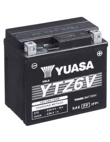 Batería Yuasa YTZ6-V Sin Mantenimiento
