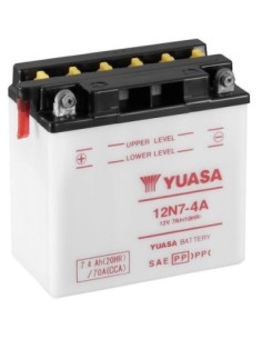 Batería Yuasa 12N7-4A Combipack Convencional